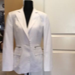Calvin Klein white blazer in new condition.